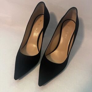 M gemi size 36 point toe suede heel 90mm